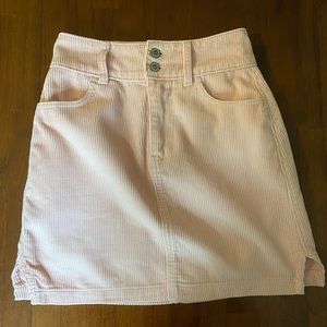Hollister Pink Corduroy Skirt!
